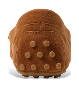 Lauren Ralph Lauren Mocassins en daim marron Barnsbury