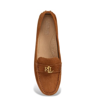 Lauren Ralph Lauren Mocassins en daim marron Barnsbury