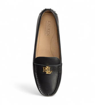 Polo Ralph Lauren Barnsbury Mokkasiner i l�der, sort