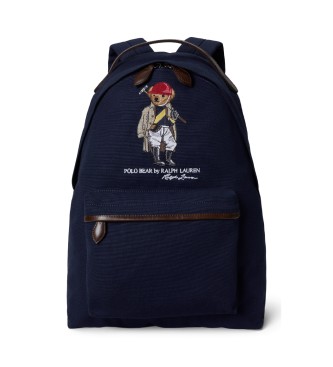 Polo Ralph Lauren Canvas backpack with navy Bear polo shirt
