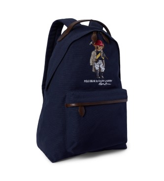 Polo Ralph Lauren Canvas backpack with navy Bear polo shirt