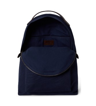 Polo Ralph Lauren Canvas backpack with navy Bear polo shirt