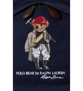 Polo Ralph Lauren Canvas backpack with navy Bear polo shirt
