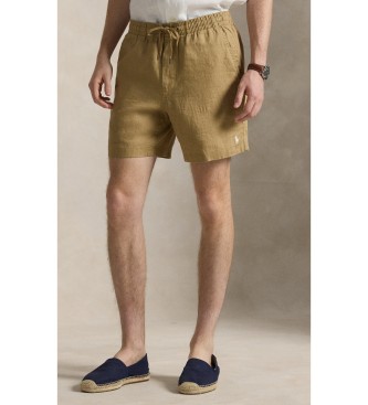 Polo Ralph Lauren Short prepster polo en lin beige