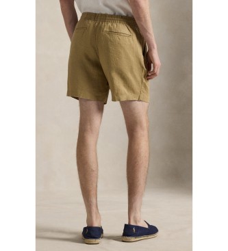 Polo Ralph Lauren Short prepster polo en lin beige