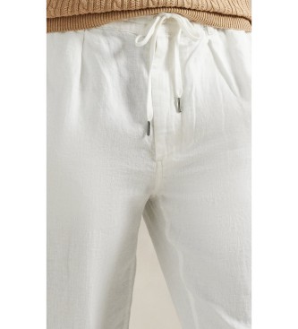 Polo Ralph Lauren Linen trousers Slim Tapered Fit white
