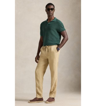 Polo Ralph Lauren Linen trousers Slim Tapered Fit brown