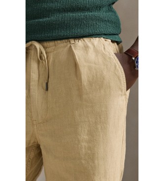 Polo Ralph Lauren Linen trousers Slim Tapered Fit brown