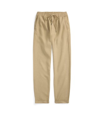 Polo Ralph Lauren Linen trousers Slim Tapered Fit brown