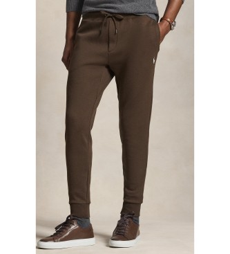 Polo Ralph Lauren Pantal�n jogger de punto doble marr�n