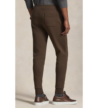 Polo Ralph Lauren Pantal�n jogger de punto doble marr�n