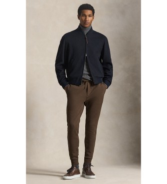 Polo Ralph Lauren Pantal�n jogger de punto doble marr�n