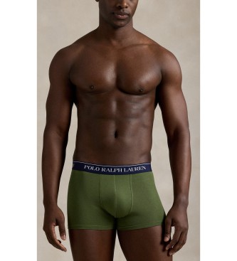 Polo Ralph Lauren Lot de 3 cale�ons classiques en coton marine, vert, rouge