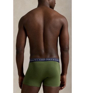 Polo Ralph Lauren Lot de 3 cale�ons classiques en coton marine, vert, rouge