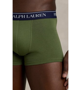 Polo Ralph Lauren Lot de 3 cale�ons classiques en coton marine, vert, rouge