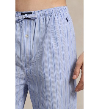 Polo Ralph Lauren Pyjama en coton avec l'ours Polo Bear blanc, bleu