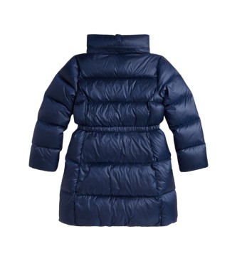 Polo Ralph Lauren Piumino lungo blu metallizzato