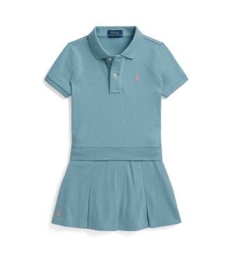 Polo Ralph Lauren Boxy Fit Poloshirt und blauer Piqué-Rock und Hose