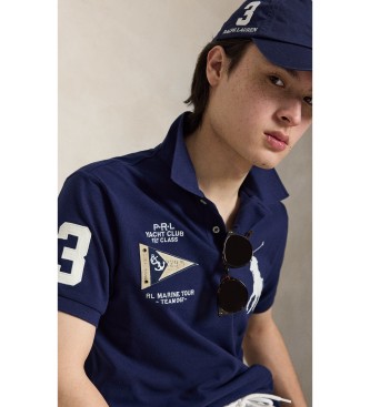 Polo Ralph Lauren Poloshirt med Big Pony Custom Slim Fit navy