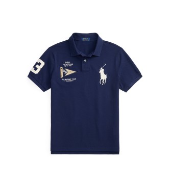 Polo Ralph Lauren Poloshirt med Big Pony Custom Slim Fit navy