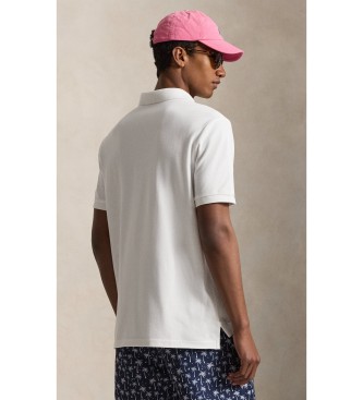 Polo Ralph Lauren Polo Pique Bear Custom Slim Polo shirt blanc