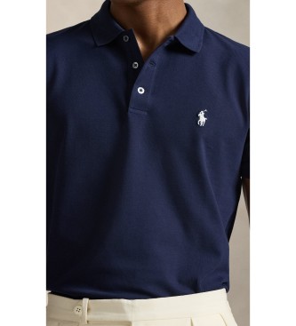 Polo Ralph Lauren Stretch pique Custom Slim Fit navy polo shirt