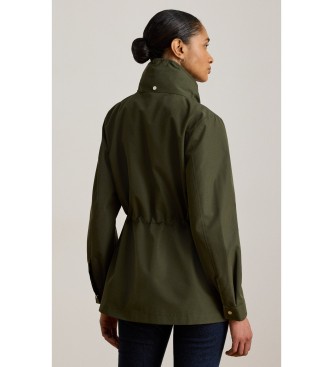 Lauren Ralph Lauren Anorak con collo a imbuto e cappuccio verde