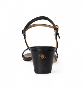 Polo Ralph Lauren Nappa Leather Sandals Lainee black