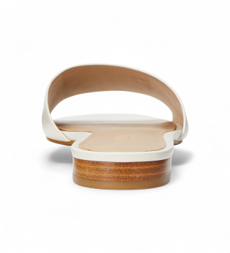 Polo Ralph Lauren Everley Nappa Leather Sandals branco