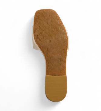 Polo Ralph Lauren Everley Nappa Leather Sandals branco