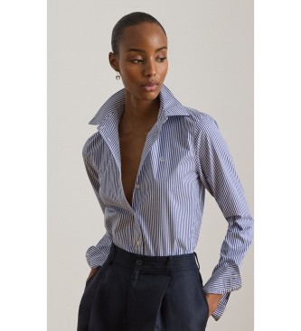 Lauren Ralph Lauren Chemise en coton à rayures bleues Classic Fit