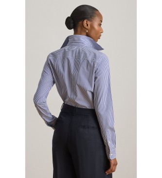 Lauren Ralph Lauren Chemise en coton à rayures bleues Classic Fit