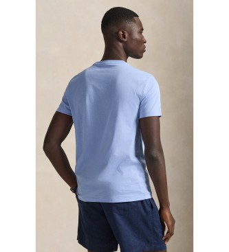 Polo Ralph Lauren Custom Slim Fit knit T-shirt blue