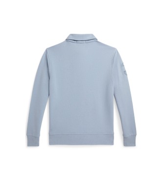Polo Ralph Lauren Felpa in spugna blu Big Pony