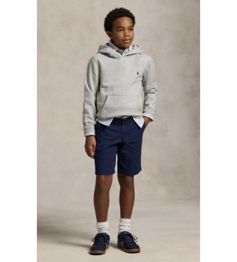 Polo Ralph Lauren Gr� fleece-sweatshirt med h�tte