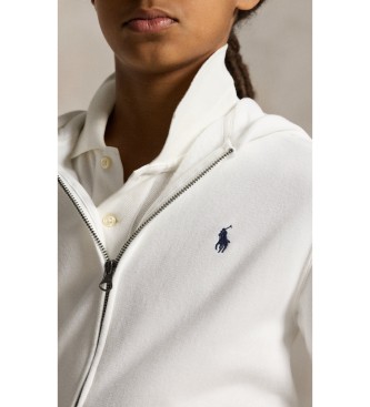 Polo Ralph Lauren Sudadera con capucha y cremallera blanco