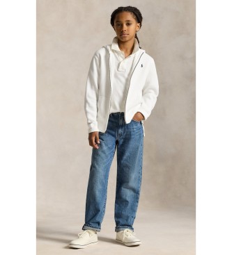Polo Ralph Lauren Sudadera con capucha y cremallera blanco