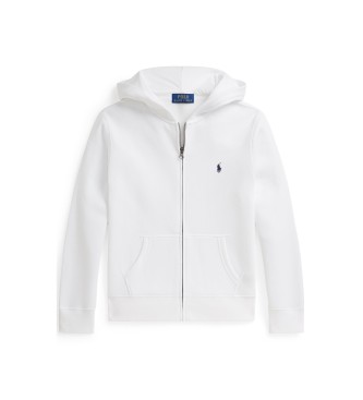 Polo Ralph Lauren Sudadera con capucha y cremallera blanco