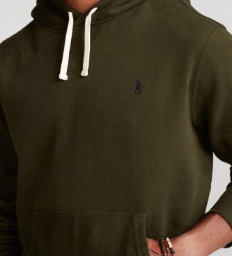 Polo Ralph Lauren Sweat à capuche en polaire RL vert
