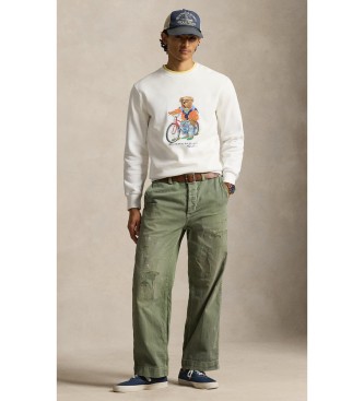 Polo Ralph Lauren Sweatshirt en polaire avec Ours Polo blanc