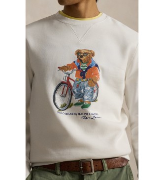 Polo Ralph Lauren Sweatshirt en polaire avec Ours Polo blanc