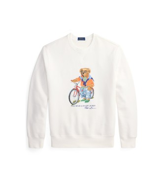 Polo Ralph Lauren Sweatshirt en polaire avec Ours Polo blanc