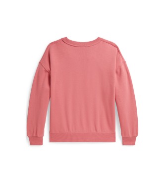 Polo Ralph Lauren Felpa in spugna con orsetto Polo rosa