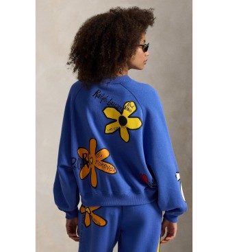 Polo Ralph Lauren Sweatshirt Floral Graphic blue