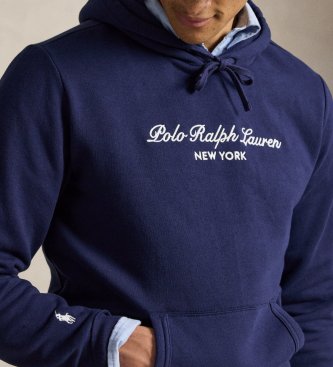 Polo Ralph Lauren Sweat-shirt en molleton avec logo marine