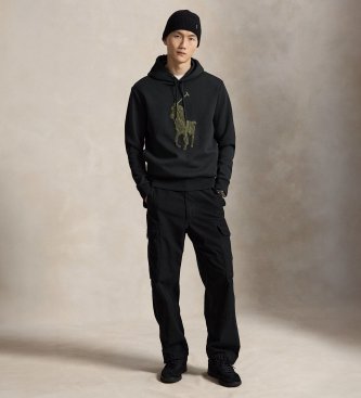 Polo Ralph Lauren Sweat à capuche big pony noir