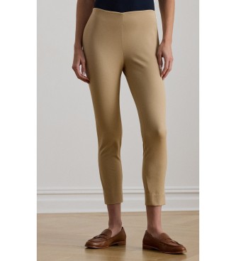 Lauren Ralph Lauren Hose aus Baumwolltwill und beigem Gummiband