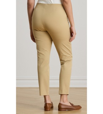 Lauren Ralph Lauren Hose aus Baumwolltwill und beigem Gummiband