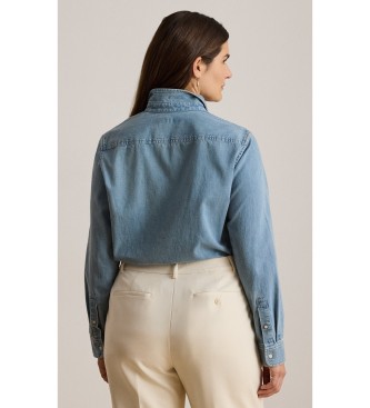Lauren Ralph Lauren Camicia di denim Classic Fit blu