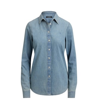 Lauren Ralph Lauren Camicia di denim Classic Fit blu